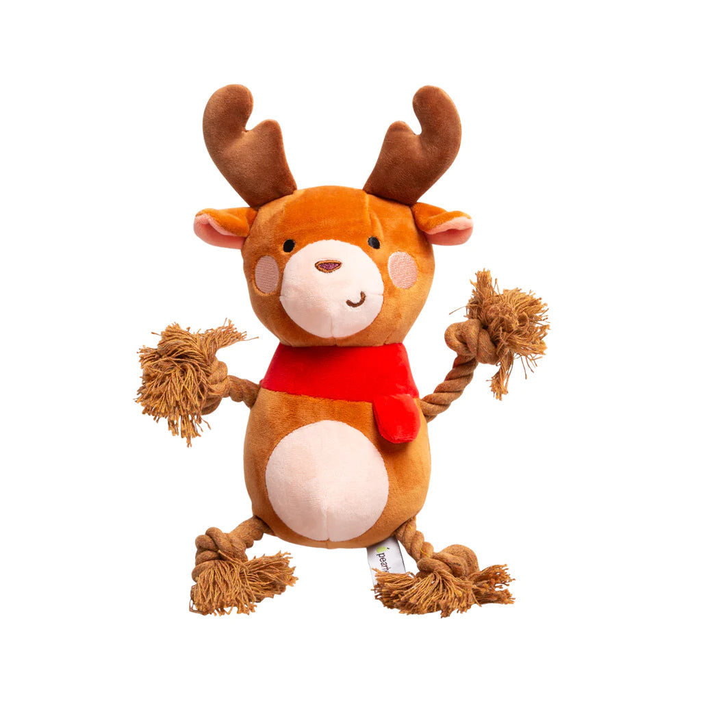 Pearhead Reindeer Dog Toy-Four Muddy Paws