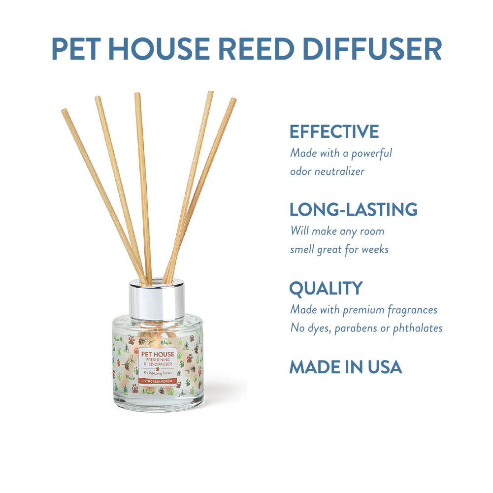 Pet House Candle Diffuser Evergreen Forest-Four Muddy Paws