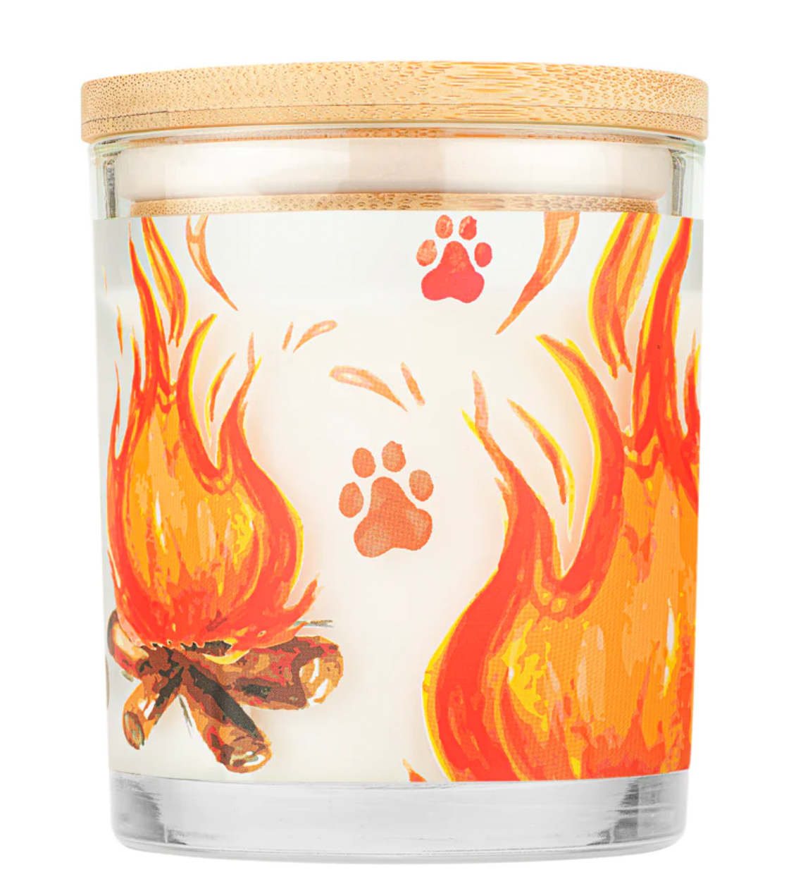 Pet House Candle Fireside 9oz Jar-Four Muddy Paws
