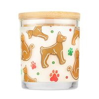 Pet House Candle Gingerbread Cookie 9oz Jar-Four Muddy Paws