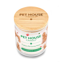 Pet House Candle Gingerbread Cookie 9oz Jar-Four Muddy Paws