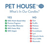 Pet House Candle Gingerbread Cookie 9oz Jar-Four Muddy Paws