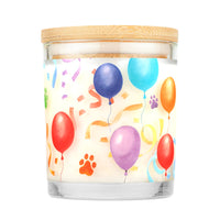 Pet House Candle Happy Birthday 9oz Jar-Four Muddy Paws