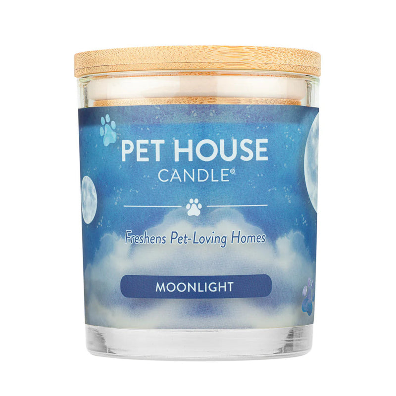 Pet House Candle Moonlight 9oz Jar-Four Muddy Paws