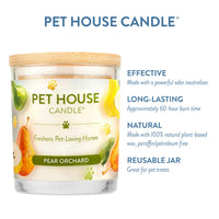 Pet House Candle Pear Orchard 8.5oz Jar-Four Muddy Paws