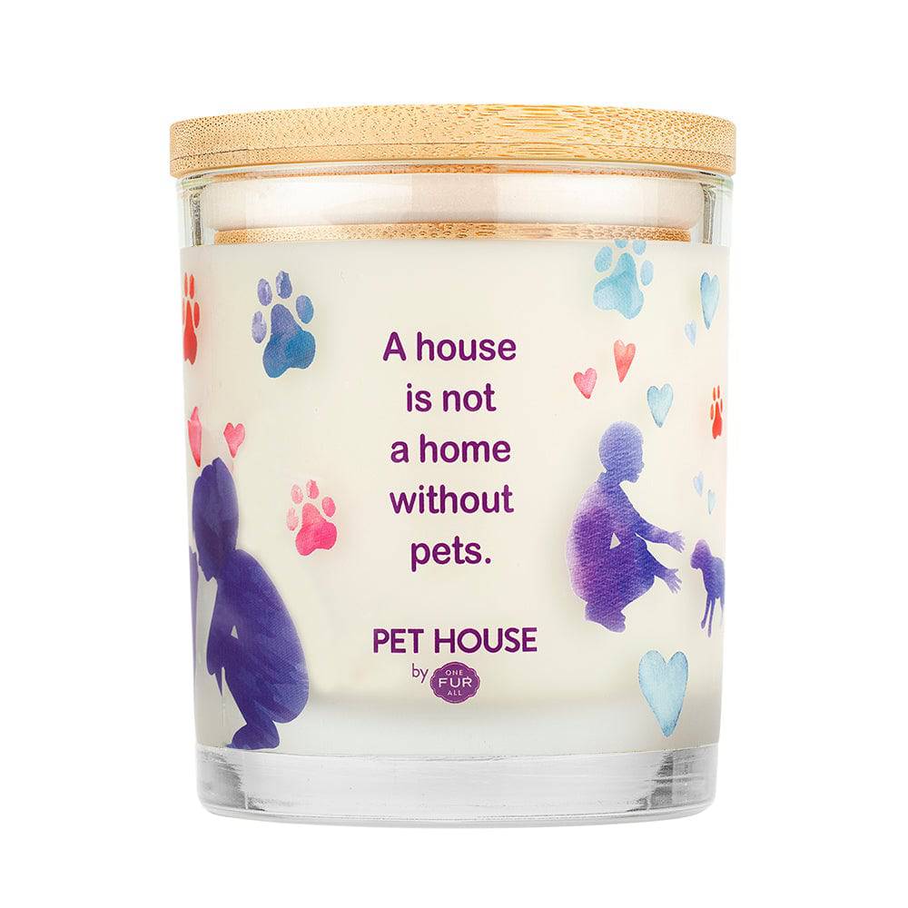 Pet House Candle Welcome Home 9oz Jar-Four Muddy Paws