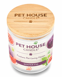 Pet House Candle Winter Fig 9oz Jar-Four Muddy Paws