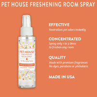 Pet House Room Freshening Spray Sandalwood 4oz-Four Muddy Paws