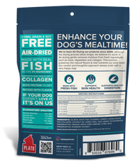 Plato Grain Free Air Dried Fish & Collagen Topper 12oz-Four Muddy Paws