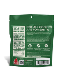 Plato Holiday Santa's Goat Milk Cookies Dog Treats 4oz-Four Muddy Paws