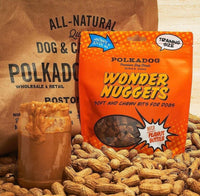 Polka Dog Wonder Nuggets Peanut Butter Training Bites 12oz-Four Muddy Paws