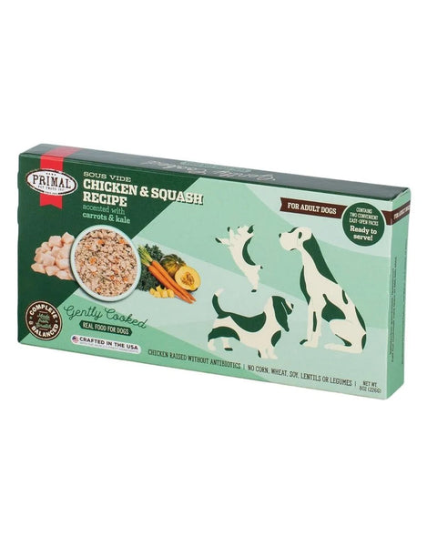 Primal Chicken & Squash Gently Cooked Food 8oz-Four Muddy Paws