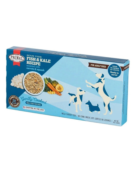 Primal Fish & Pork Gently Cooked Food 8oz-Four Muddy Paws