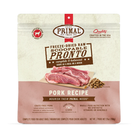 Primal Freeze Dried Pronto Pork Dog Food 7oz-Four Muddy Paws