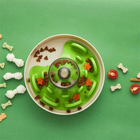 SPIN Interactive Feeder UFO Maze Green-Four Muddy Paws