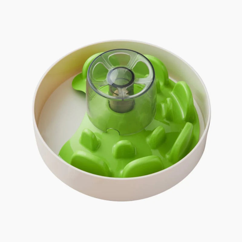 SPIN Interactive Feeder UFO Maze Green-Four Muddy Paws