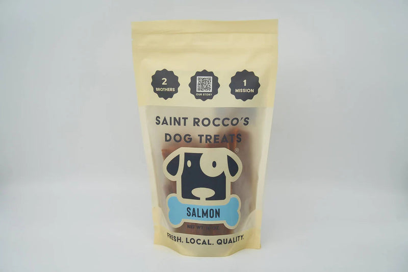 Saint Rocco's Salmon Treats 8oz-Four Muddy Paws