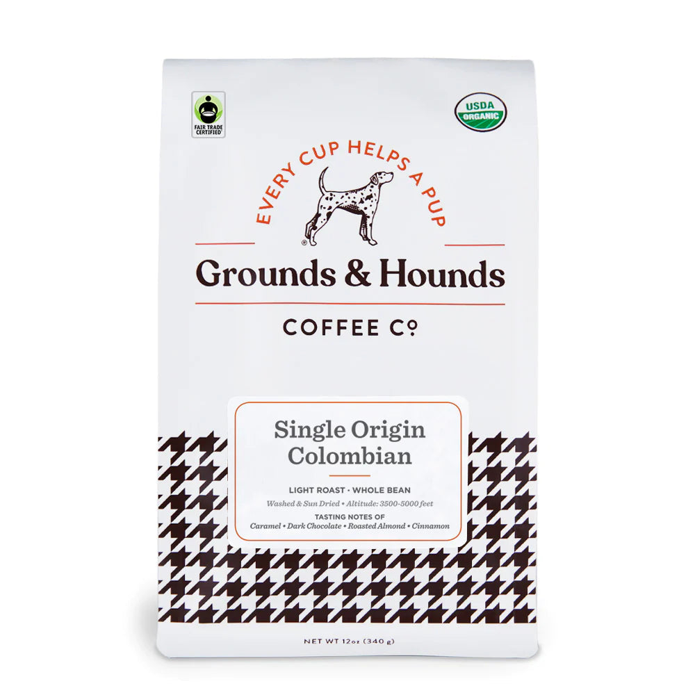 Single Origin Ground Coffee 12oz-Four Muddy Paws