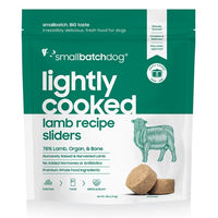 Smallbatch Dog Frozen Lightly Cooked Lamb 2lb-Four Muddy Paws