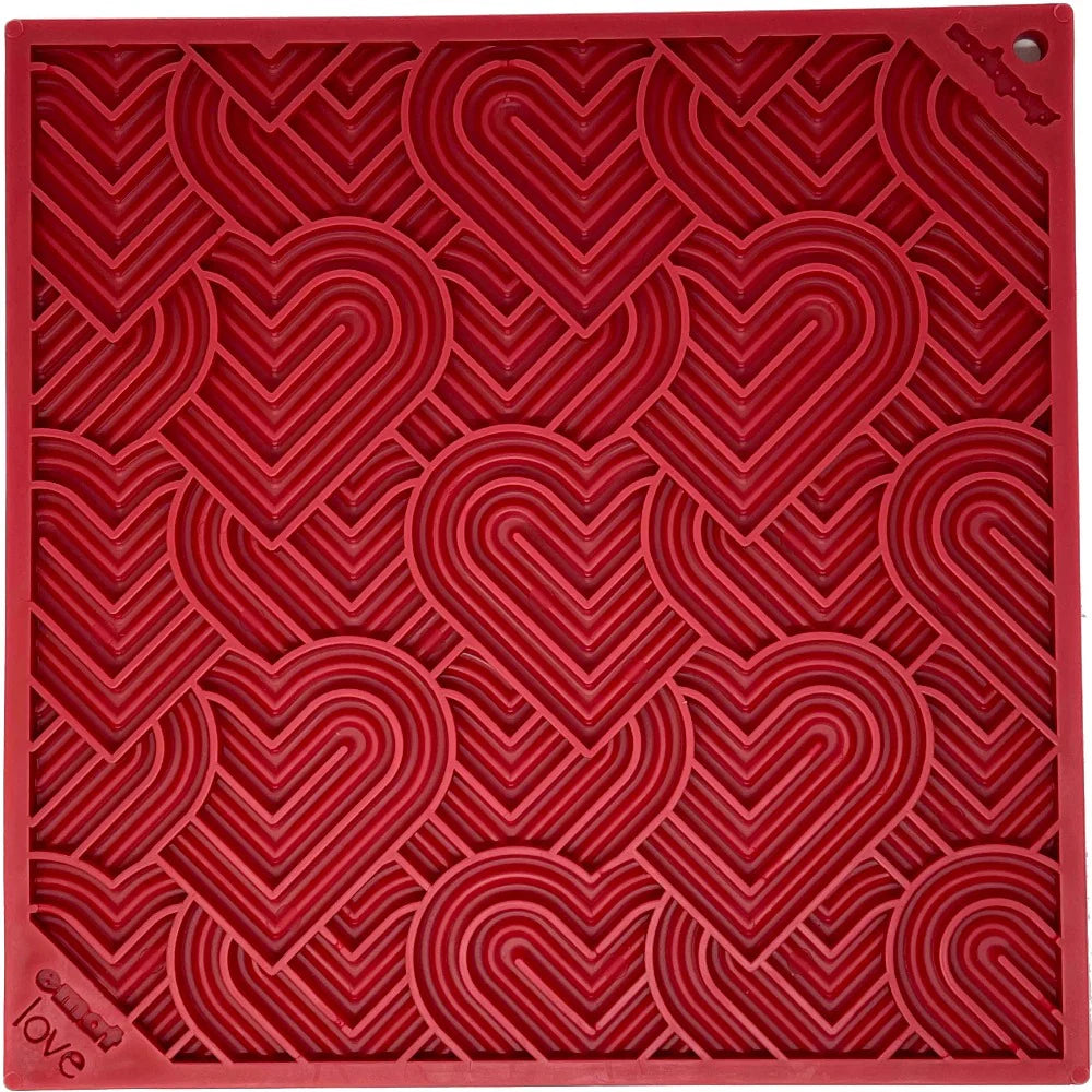 SodaPup Emat Heart "Love" Red Large-Four Muddy Paws