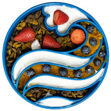 SodaPup Wave Slow Feeder Bowl Blue-Four Muddy Paws