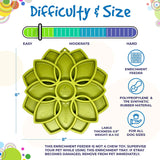 SodaPup eTray Enrichment Tray Mandala Green-Four Muddy Paws