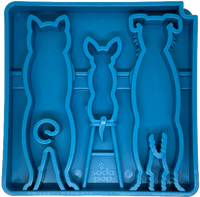 SodaPup eTray Enrichment Waiting Dogs Tray Blue-Four Muddy Paws