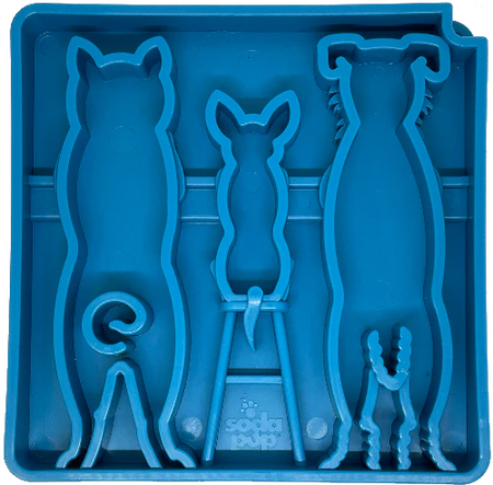 MESSY MUTTS SILICONE FEEDER XL GREY