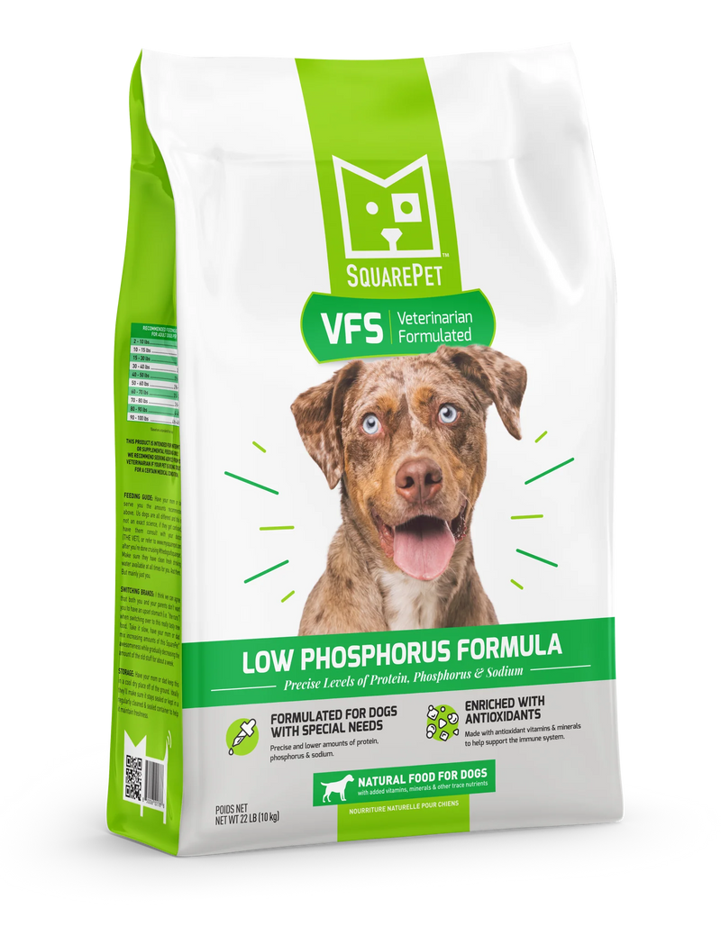 SquarePet VFS Low Phosphorus Formula Dog Food 4.4lbs-Four Muddy Paws