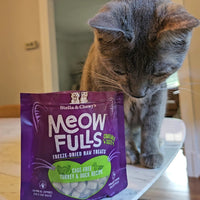 Stella and Chewy's Meowfulls Turkey & Duck Freeze Dried Cat Treat 1.5oz-Four Muddy Paws