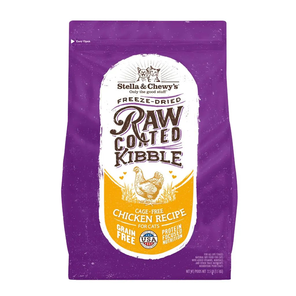 Stella and Chewy's Raw Coated Chicken Cat 5lb-Four Muddy Paws