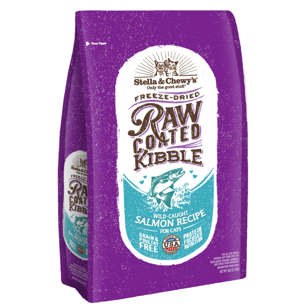 Stella and Chewy's Raw Coated Salmon Cat 2.5lbs-Four Muddy Paws