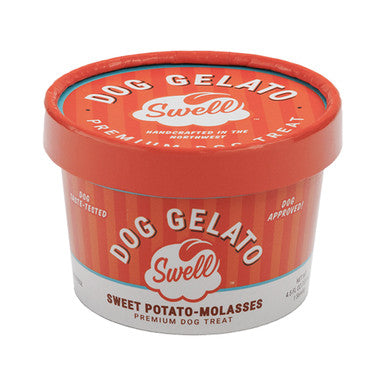 Swell Gelato Sweet Potato Molasses Dog Treat 4.5oz-Four Muddy Paws