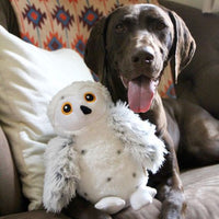 Tall Tails Dog Animated Snow Owl 9.5"-Four Muddy Paws