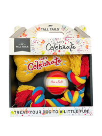 Tall Tails Dog Let's Celebrate Box 3pk-Four Muddy Paws