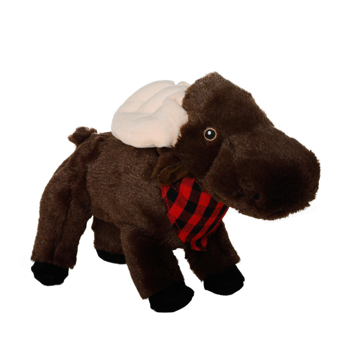 Tall Tails Holiday Animated Moose Dog Toy-Four Muddy Paws