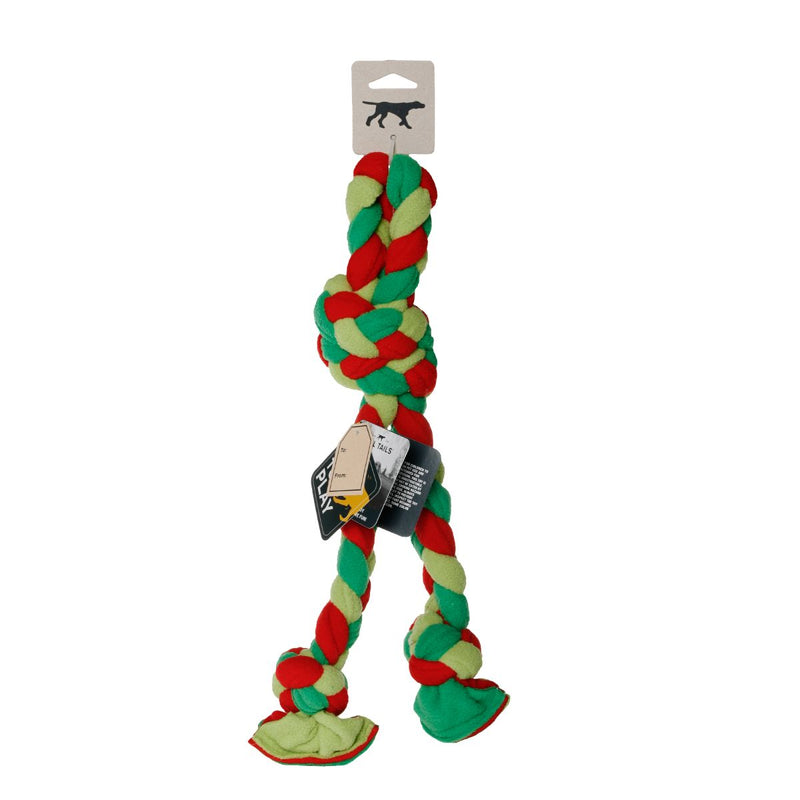 Tall Tails Holiday Winter Tug Dog Toy-Four Muddy Paws