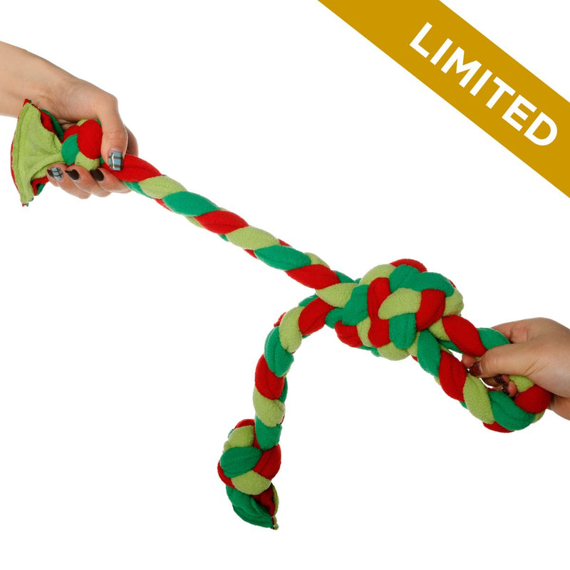 Tall Tails Holiday Winter Tug Dog Toy-Four Muddy Paws