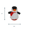 Tall Tails Holiday Wobbler Penguin Dog Toy-Four Muddy Paws