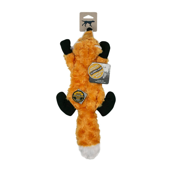 Tall Tails Plush Stuffless Fox Dog Toy 16"-Four Muddy Paws