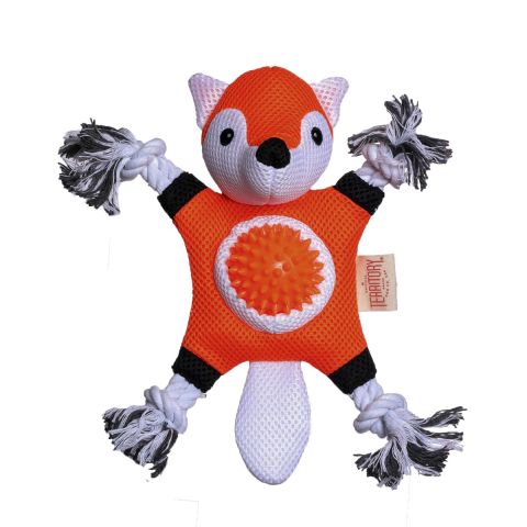 Territory 2 in 1 Fox Dog Toy 10"-Four Muddy Paws