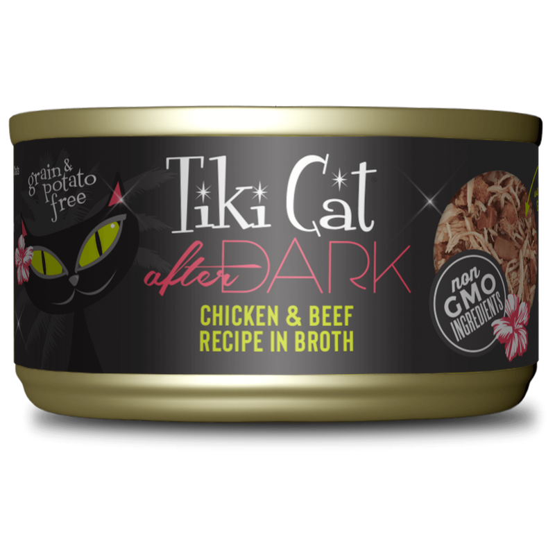 Tiki Cat After Dark Chicken & Beef 2.8oz-Four Muddy Paws
