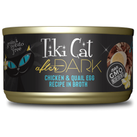 Tiki Cat After Dark Chicken & Quail Egg 2.8oz Can-Four Muddy Paws