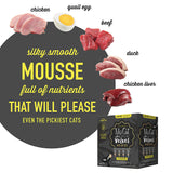 Tiki Cat After Dark Mousse Variety Pack 12pk 2.8oz-Four Muddy Paws