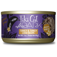 Tiki Cat After Dark Turkey & Turkey Liver Pate Liver Can 3OZ-Four Muddy Paws