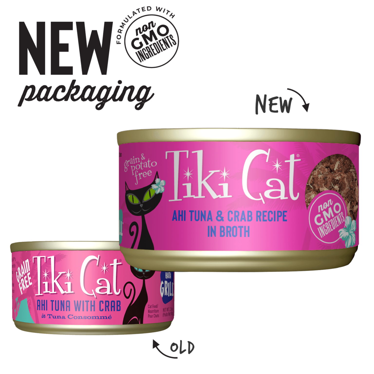 Tiki Cat Lanai Grill Tuna & Crab 2.8oz Can-Four Muddy Paws