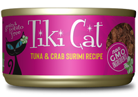 Tiki Cat Lanai Grill Tuna & Crab 2.8oz Can-Four Muddy Paws