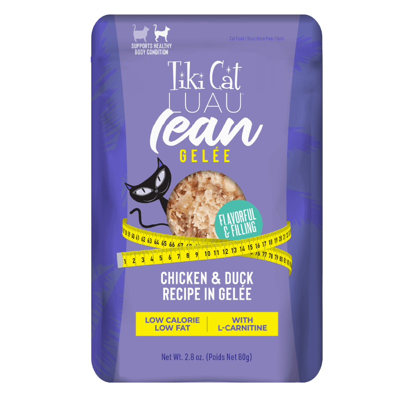 Tiki Cat Luau Lean Chicken Duck Gelee Pouch 2.8oz-Four Muddy Paws