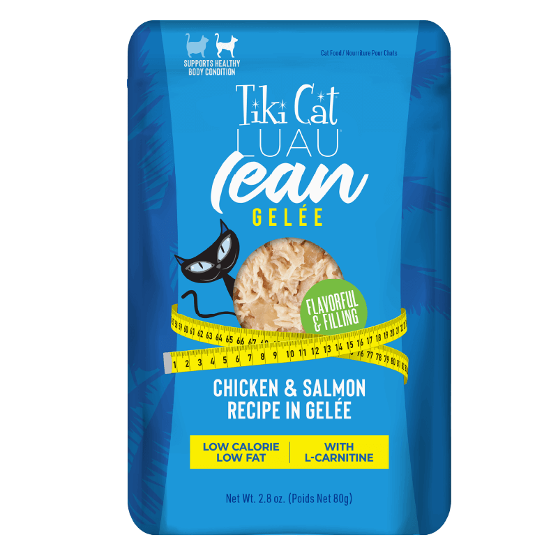 Tiki Cat Luau Lean Chicken Salmon Gelee Pouch 2.8oz-Four Muddy Paws