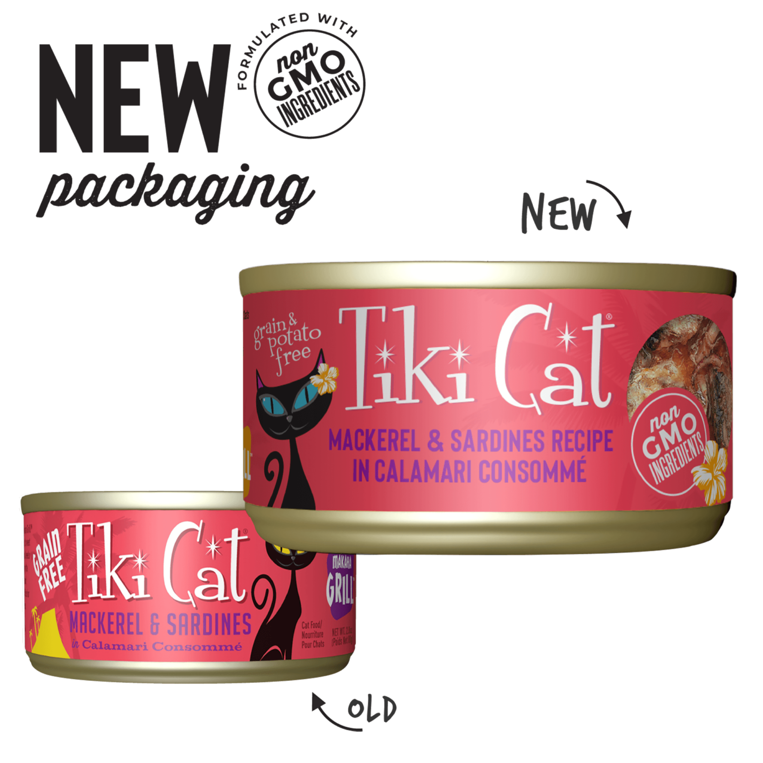 Tiki Cat Makaha Grill Mackerel & Sardine 2.8oz Can-Four Muddy Paws